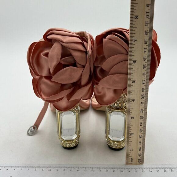 FSJ Women Open Toe Stylish Sandal Ankle Strap Chunky Block High Thick Heels - Picture 5 of 8